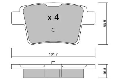 Дисковой тормозной механизм AISIN для JAGUAR X-TYPE Estate (X400) 2.0 D